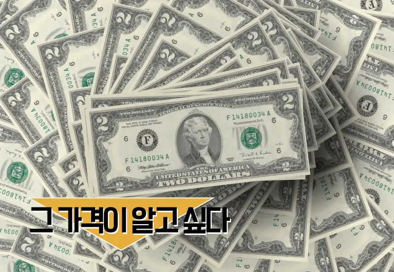 그 가격이 알고 싶다 dollars